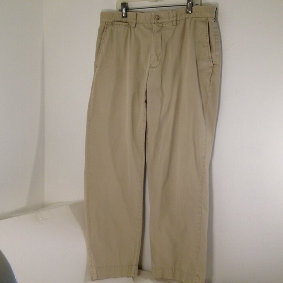 Vintage Polo Ralph Lauren Pants Tan Preston Golf Casual Pants Size 34/29 - Picture 1 of 12